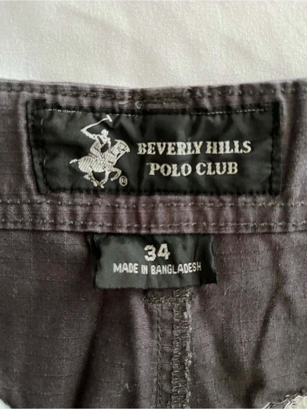 Beverly Hills Polo Club Dark Gray Cargo Men's Shorts
